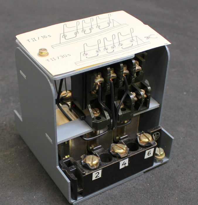 AEG Thermischer Überstromauslöser Typ bw 50 4-6A 16/30s E-Nr. 910-341-683 50Hz