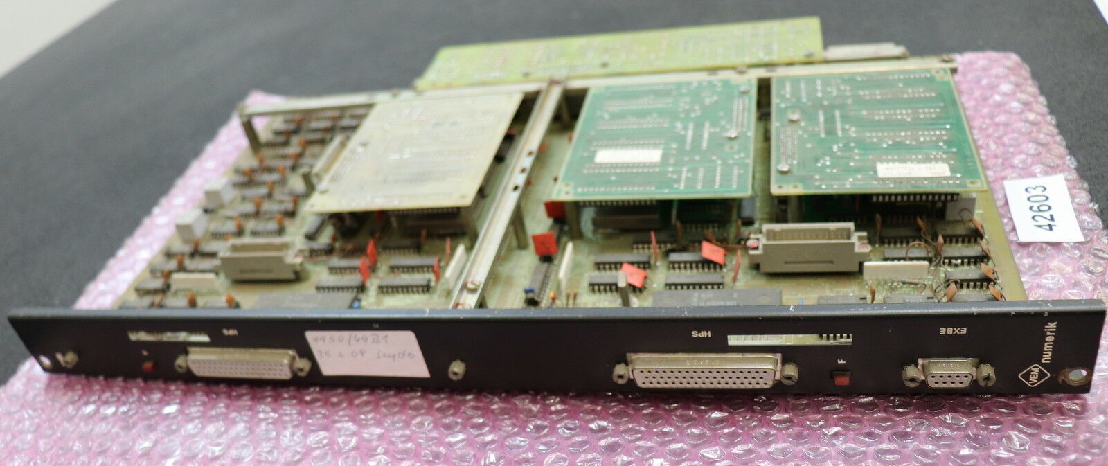 VEB NUMERIK WR Steuerkarte 41565-8 NKM Platine 590405-4a I6 B RFT G - DEFEKT -