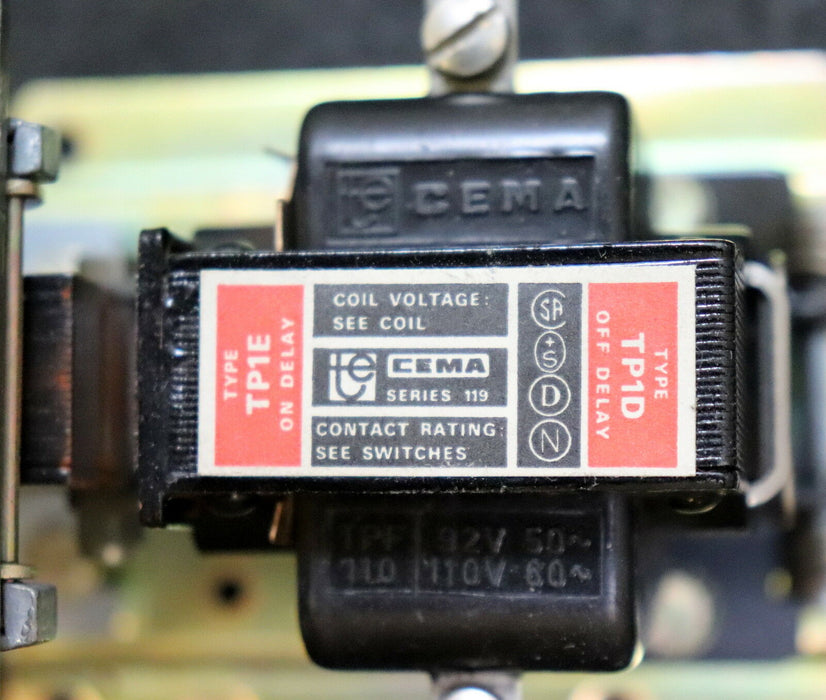 CEMA On/Off Delay relay mit TPF110 + TP1D +TP1E + MI-1 gebraucht