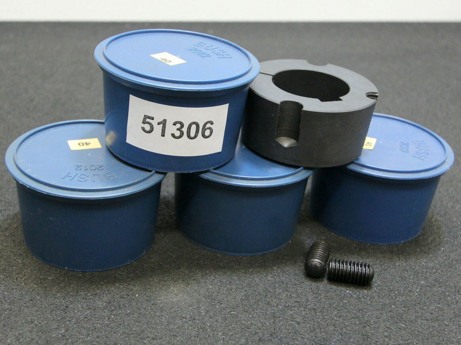 5x Taper-Spannbuchse Taper Bush Type 2012 - 40 Bohrungs-Ø d=40mm Länge L=31,8mm