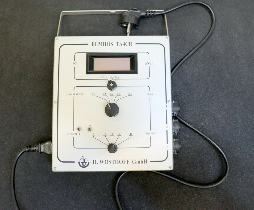 WÖSTHOFF µS-Messgerät RETRO ELMHOS TA4CR mit Digitalanzeige ohne Messlanzen