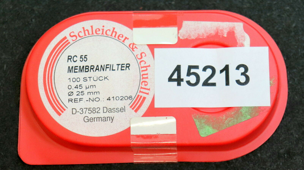 SCHLEICHER & SCHUELL 100 Stück Membranfilter RC55 0,45µm D: 25mm - No. 410206