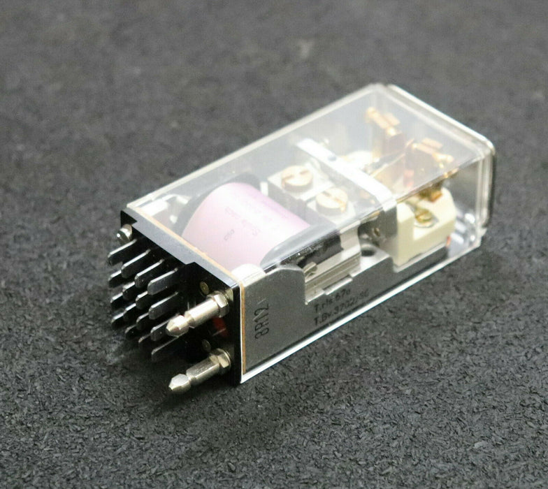 SIEMENS Kleinpolrelais T.rls 67u T.Bv.3702/36 P1-Kappe 8R12 Spule 3000/36
