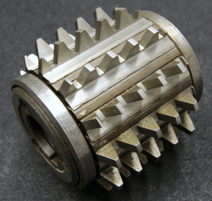 KLINGELNBERG Stollenwälzfräser involute spline hob Fertigfräser m= 5mm hg= 11,25