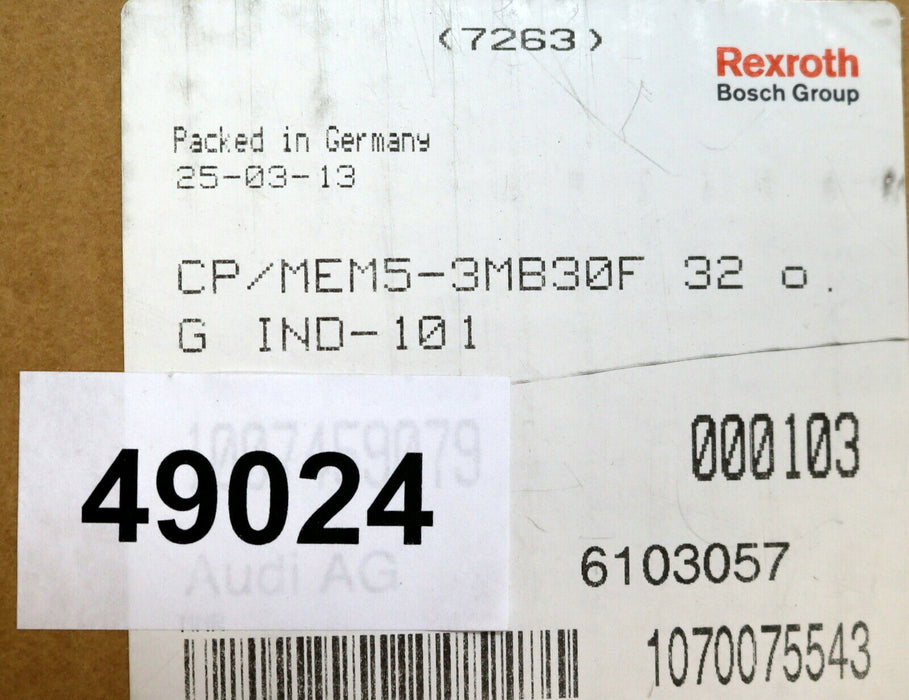BOSCH CNC CPU-Karte CP/MEM5 Best.-Nr. 1070075543-101 CP/MEM5-3MB30F32 o.G.