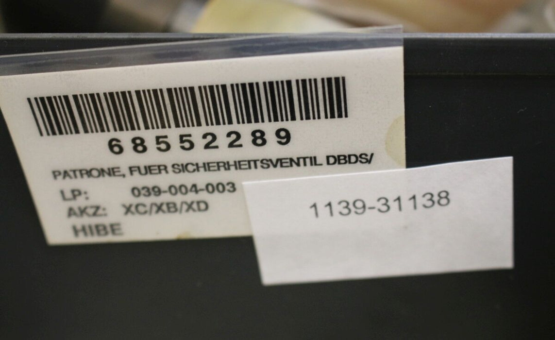 NOELL Patrone für Sicherheitsventil DBDS/V10 EK100 Nr. 1301-72/1 - unbenutzt