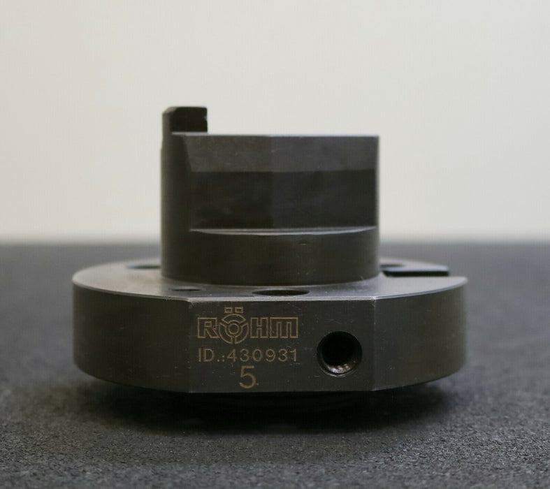 RÖHM Aufnahme ID 430931 AußenØ 118mm AdapterØ 66mm Gesamthöhe 87mm unbenutzt