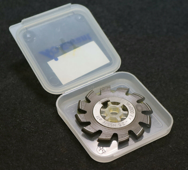 PWS Halbrund-Profilfräser konvex - DIN 856 Radius R 2,5 Ø 63 x 5 x Ø 22mm 12 Z.