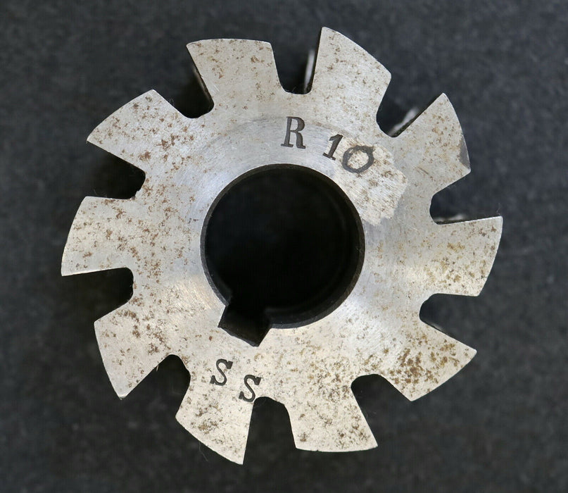 Halbrund-Formfräser konkav Radiusfräser Radius 10mm Abmessungen Ø78x40xØ27mm