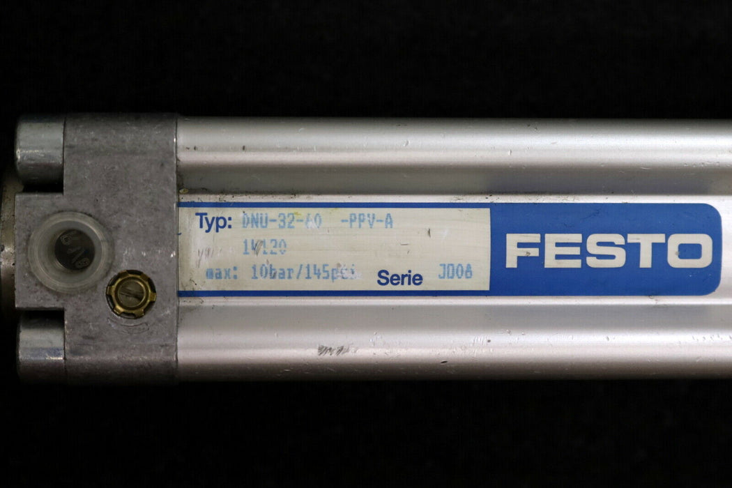 FESTO Pneumatikzylinder DNÜ-32-40-PPV-A Art.Nr. 14120 pmax= 10bar Kolben-Ø 32mm