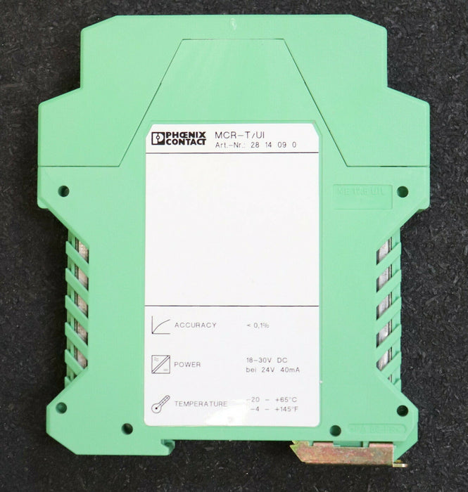 PHOENIX CONTACT Temperaturmeßwandler Analoge Signalverarbeitung MCR-T/UI/NC