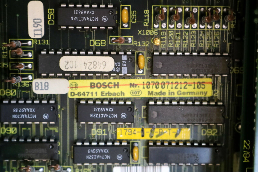 BOSCH CNC SERVO Karte mit integrierter 15 25 F Platine ISABS8 INC 1 - 1070070618