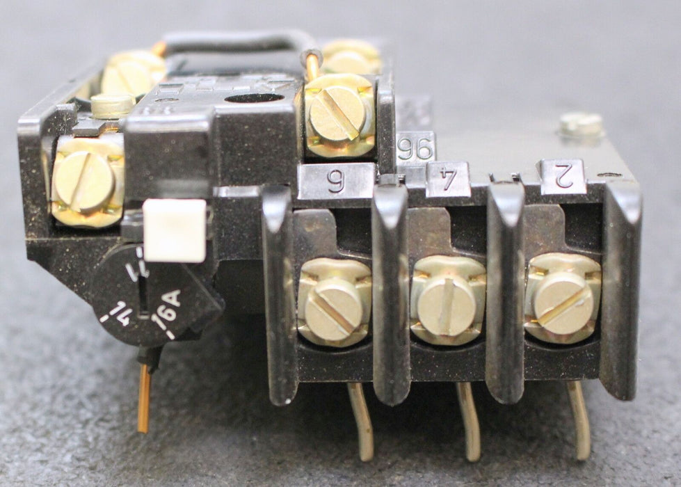 SIEMENS Thermisch verz. Überlastrelais 3UA4101-0T mit Phasenausfallschutz 11-16A