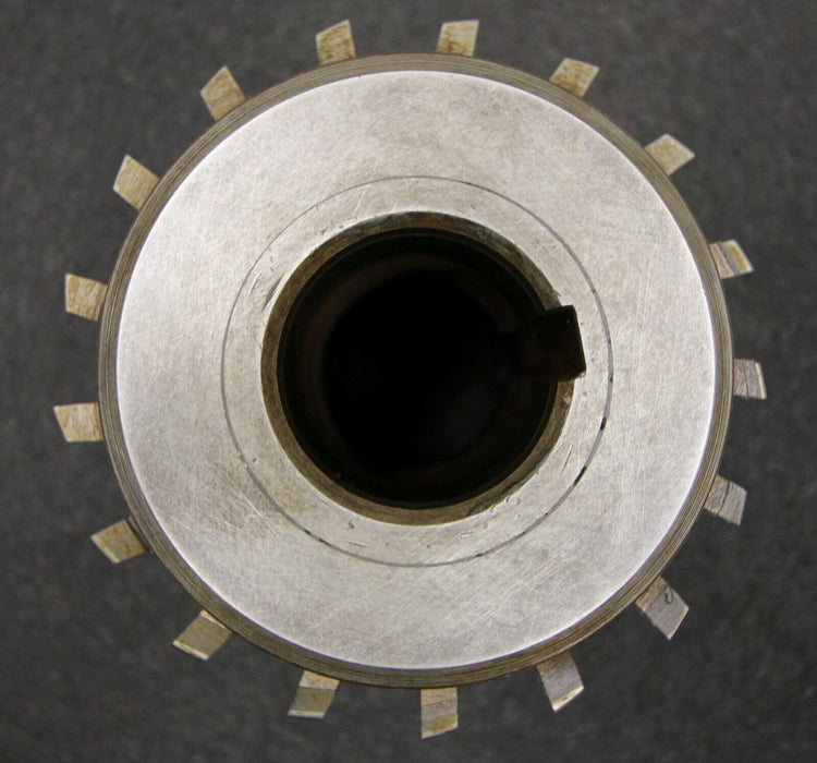 ESKA Stollenwälzfräser involute spline hob Fertigfräser DP6,35 m= 4mm BP II