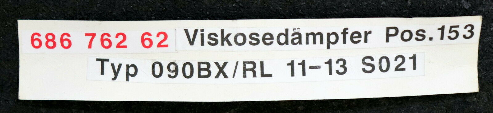 SEMPELL Viskosedämpfer SN153 Typ 090BX für Ventil RL11-13 S21 - 20bar