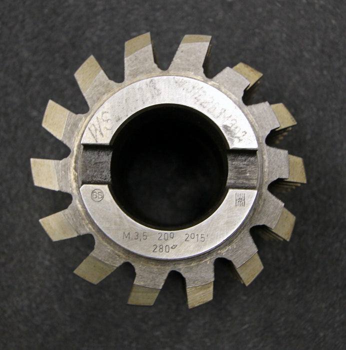 Vollstahlwälzfräser gear hob m= 3,5mm 20° EGW - Ø100x90xØ40mm 1gg. Links