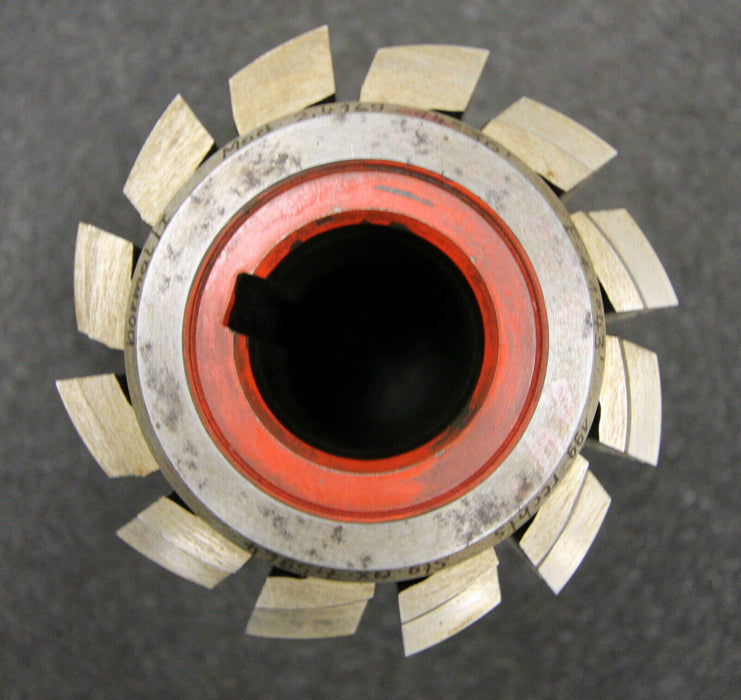 SAAZOR Stollenwälzfräser involute spline hob m= 2,4169mm BP I nach DIN3972 14°30