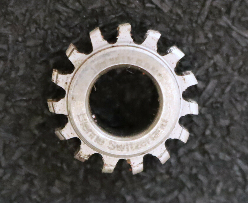 MIKRON Vollstahl-Wälzfräser No. 42911 m= 0,38 ho= 1,08 Abmessungen Ø18x7xØ8mm