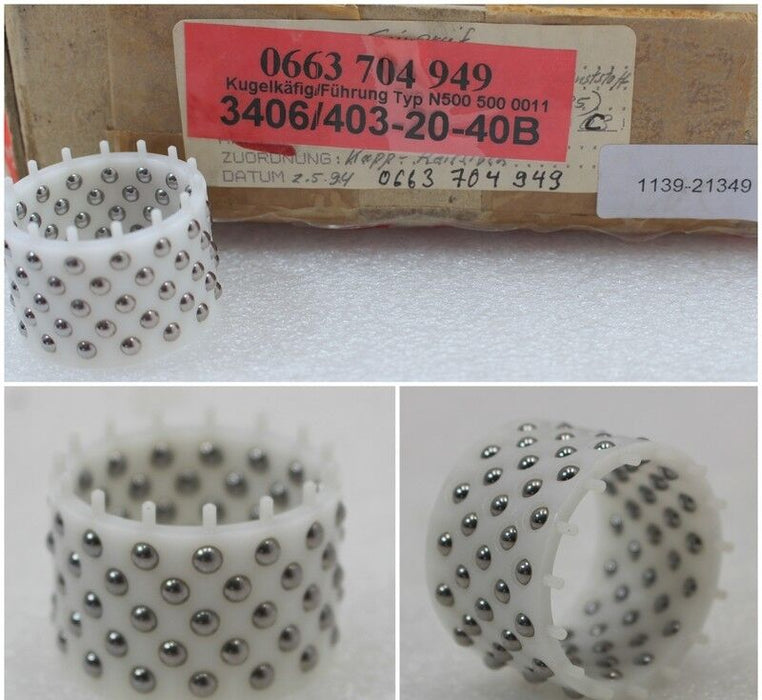 FEINPRUEF Kugelkäfig/Führung Typ N500 500 0011 für KAPP-Reitstock - 1 Stück