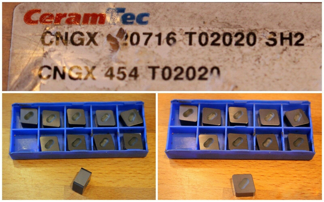CeramTec CNGX 120716 T02020 SH2 / CNGX 454 T02020 - 10 Stück