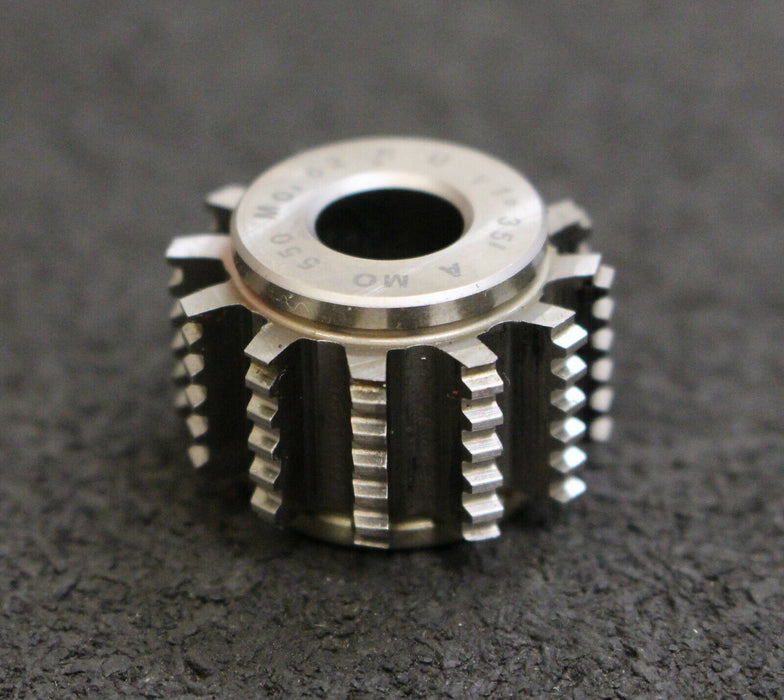 KÖPFER Zahnriemenrad-Wälzfräser T2 (0,08") MO 24x16x8mm 12 Spannuten Z = 46-oo