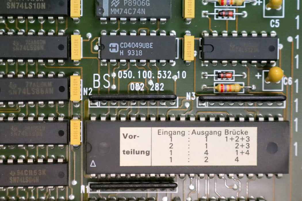 HECKLER KOCH BWO LORENZ Platine f. CNC 783/784 ZAV 106997 Platine 050.100.532.10