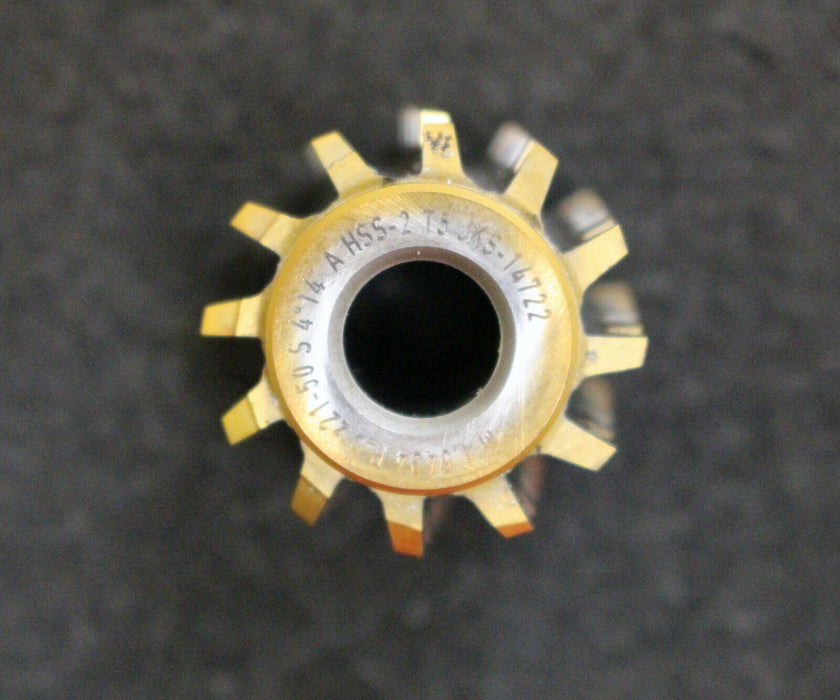 KÖPFER Zahnriemenrad-Wälzfräser T5 24x24x8mm 12 Spannuten 1-gg. R Überschneider