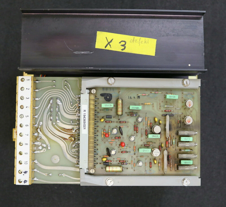 ESR POLLMEIER Servoregler BN 6321.037 A - ! laut Vorbesitzer ist X3 defekt !