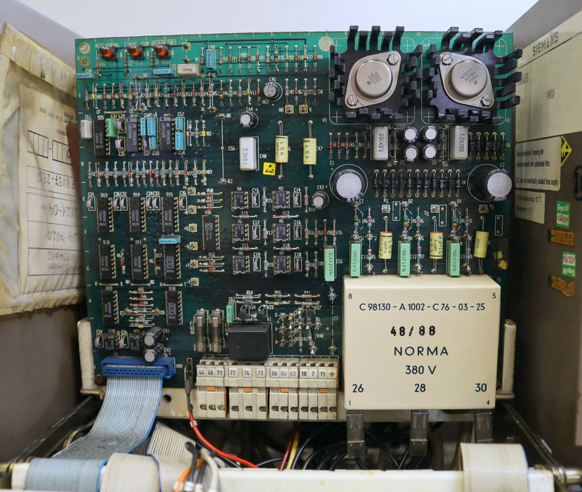 SIEMENS Kompaktgerät Nr.06 Seriennr. SIMOREG D380/65 Mreq GcG6V57-2E0 6RA2625