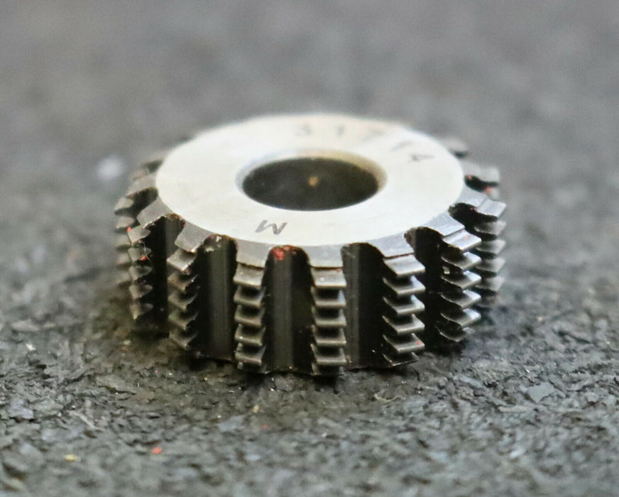 MIKRON Zykloid-Wälzfräser No. 31714 - Ø23x8xØ8mm 1gg. Rechts 15 Spanuten