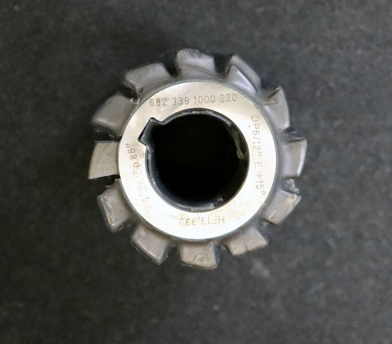 Reining Zahnwellen-Wälzfräser Profil RAXAGAR 6MC DP6/12" 1gg.-R 12 Spannuten