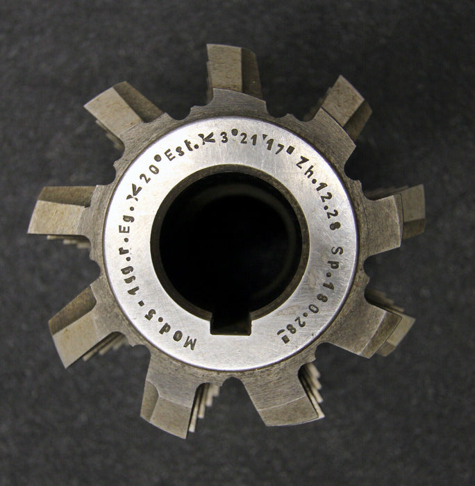 GPS Vollstahlwälzfräser gear hob m= 5mm BP IV Ø100x90xØ32mm 20° EGW 1gg. Rechts