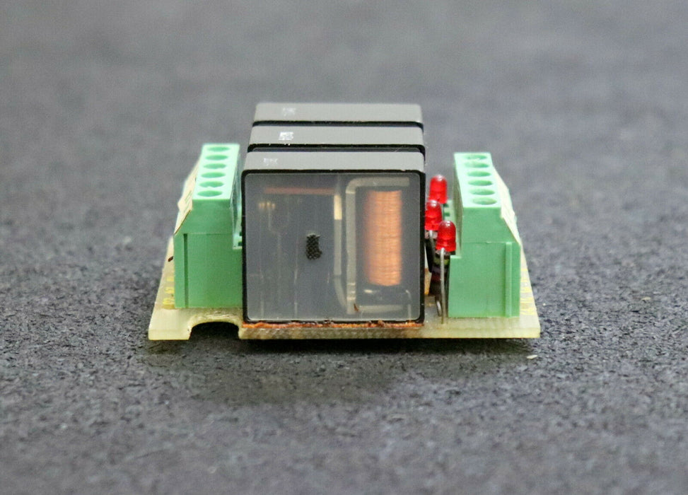 MURR ELEKTRONIK Relaisplatte ARP 3/1 S LED 24V mit 3 Relais RGT4 - gebraucht