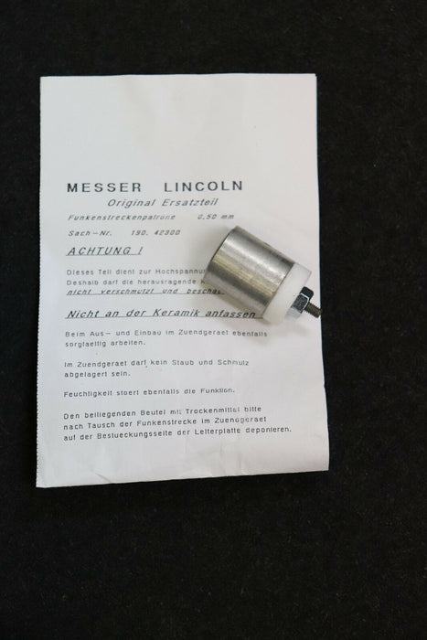 MESSER LINCOLN Funkenstreckenpatrone 0,50mm Sach-Nr. 190.42300 - unbenutzt