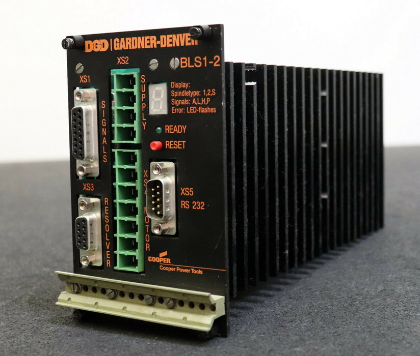 GARDNER-DENVER Controller Servoverstärker BLS1-2 Spindlet. 1,2,S Signals:A,L,H,P
