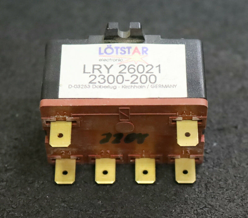 LÖTSTAR REMKO Relais LRY 26021 2300-200 220V 13,7A 3kW f. REMKO Heizlüfter ELK3