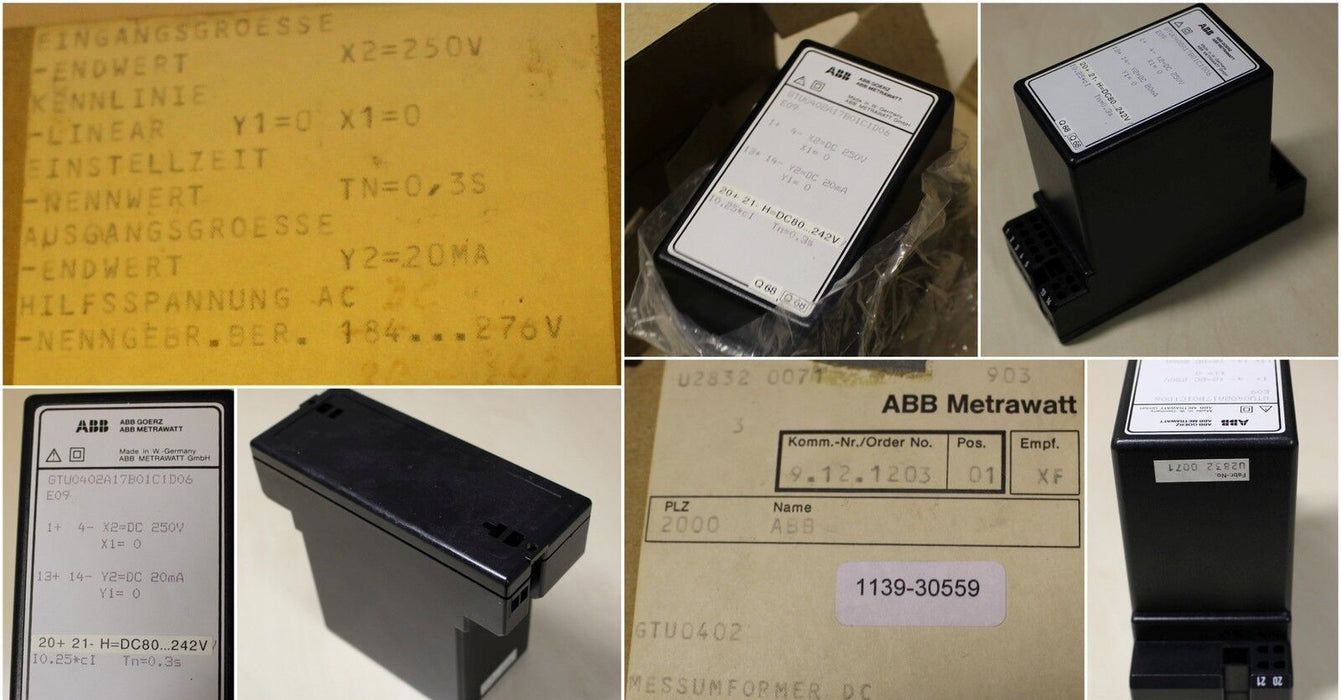 ABB BBC METRAWATT Messumformer GTU0402 - H=80-242 VDC