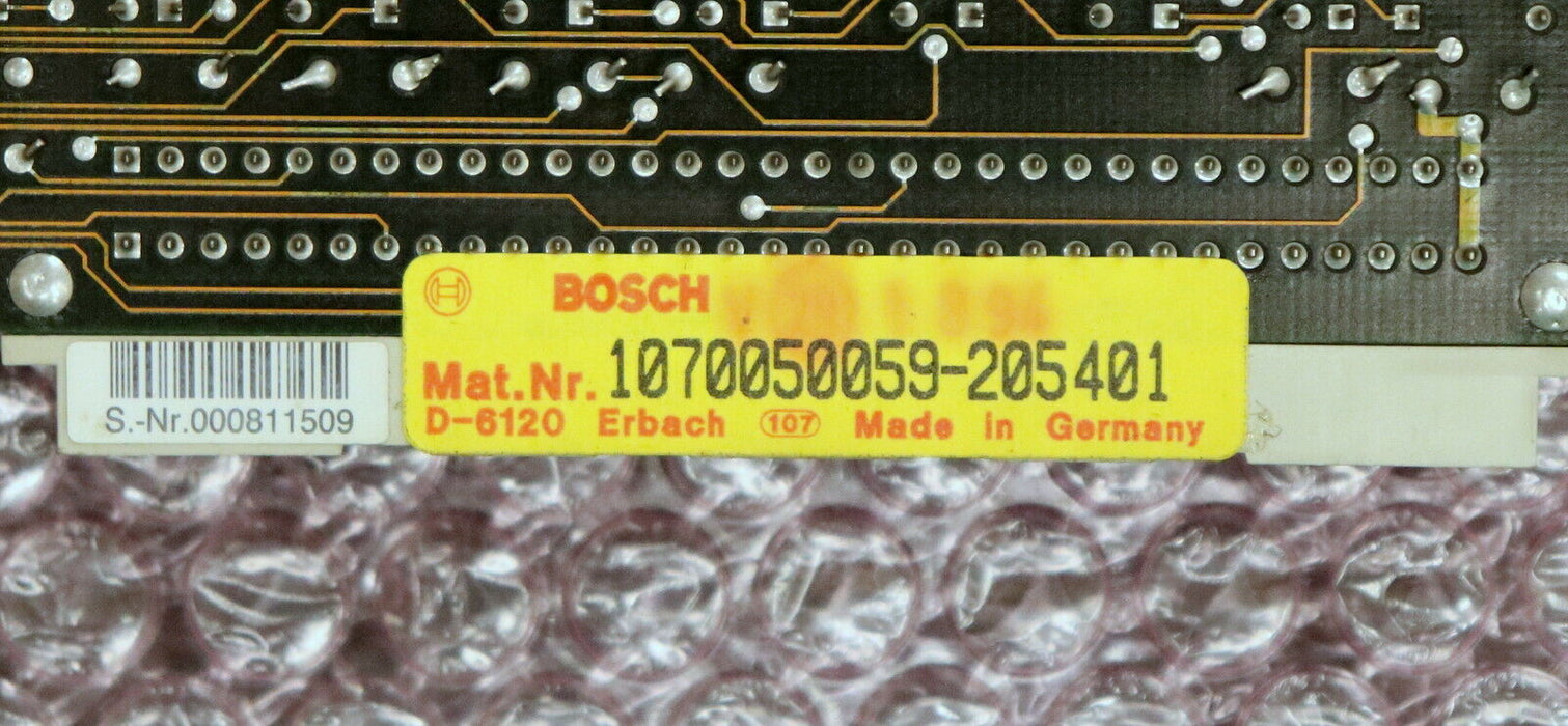 BOSCH PC Steuerkarte R600 Mat.Nr. 1070050059-205401 mit Stecker
