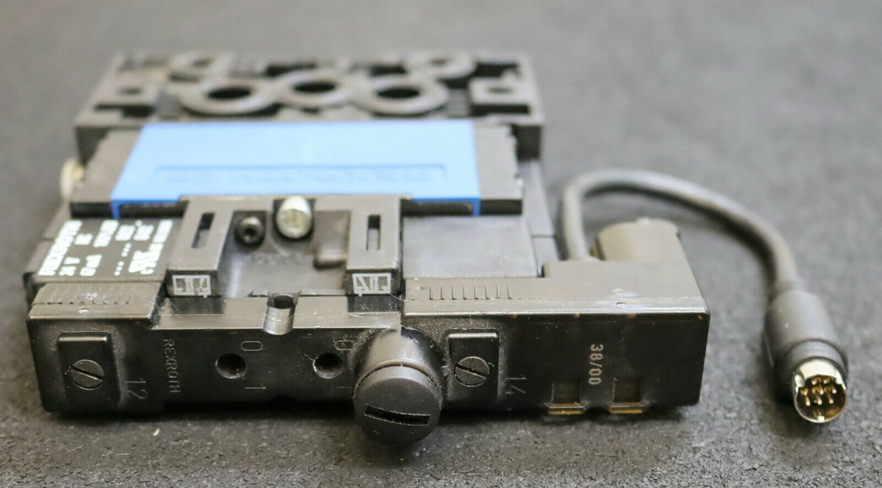 REXROTH Ventil valve MH 20366 PRI002 8985121..2 24VDC 67mA 100% ED Farbe blau