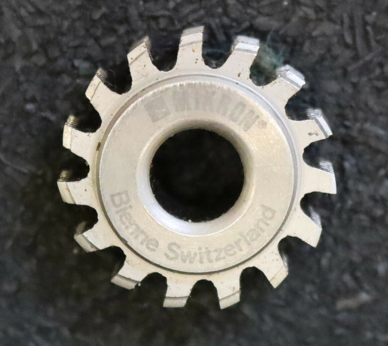 MIKRON Vollstahl-Wälzfräser No. 90703 m= 0,36 ho= 1,08 Abmessungen Ø24x10xØ8mm