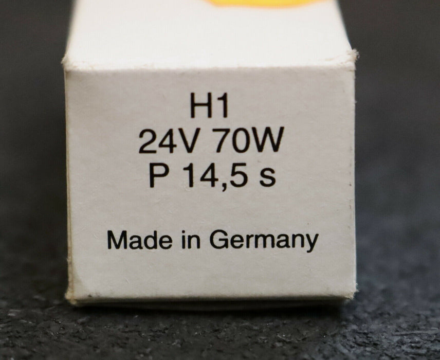 OSRAM und anderes Fabrikat 10x Auto-Halogenlampe H1 24V 70W 64155 unbenutzt