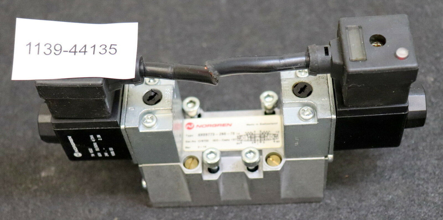 NORGREN Pneumatikventil Grundplattenventil SXE9773-Z60-70 Serial-No. C/9722 2-16