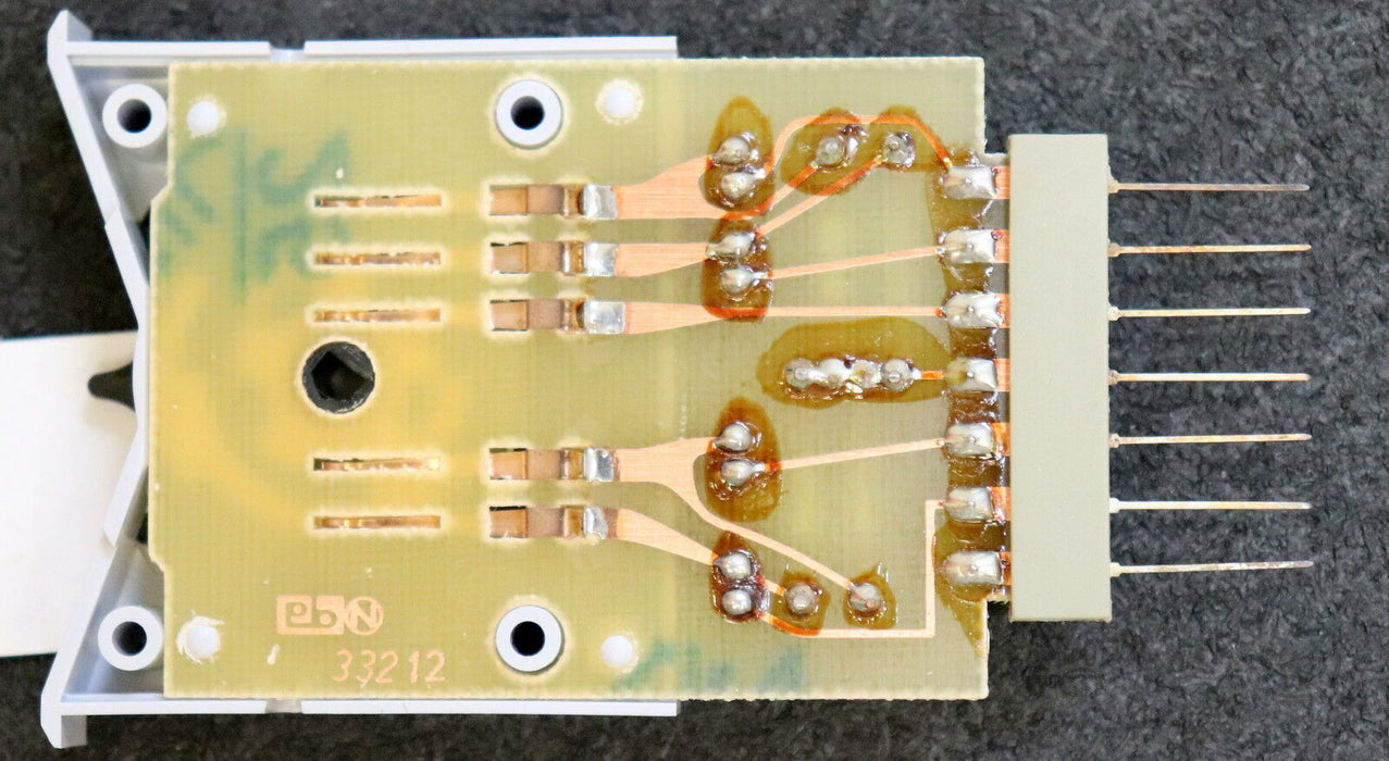 ROBOTRON PB DDR Vorwahlzähler 1-stellig Platine 33212 unbenutzt