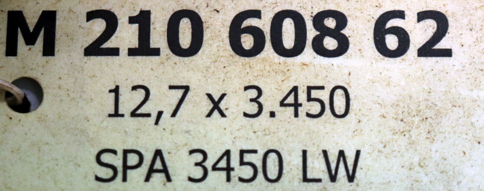 COG STARBELT Keilriemen X SPA 3450 Länge 3450mm Breite 12,7mm - unbenutzt