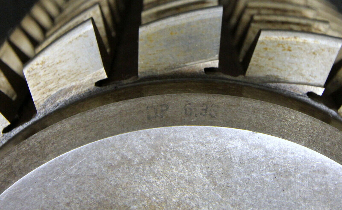 ESKA Stollenwälzfräser involute spline hob Fertigfräser DP6,35 20° EGW 1gg. Re.