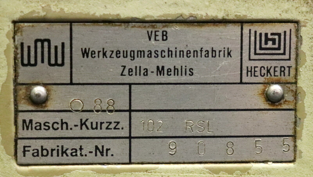 HECKERT DDR Endlagenschalter Nockenschalter 2-fach Kurzzeichen 102 RSL gebraucht