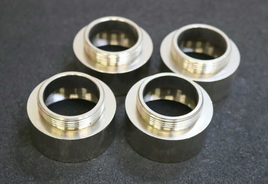 4 Stk Erweiterung metrisch ME-M 40x1,5/50x1,5 Messing vernickelt