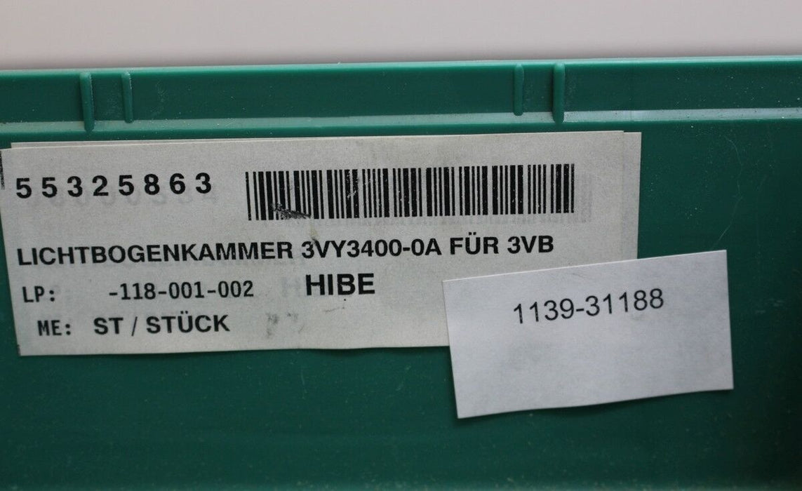 SIEMENS Lichtbogenkammer 3VY3400-0A - für Leistungsschalter 3VB und 3VD