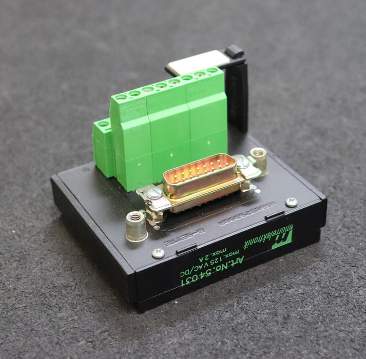 MURR ELEKTRONIK SV-SUB D 15St.-KL Übergabebaustein Art.No. 54031 15 Buchsen