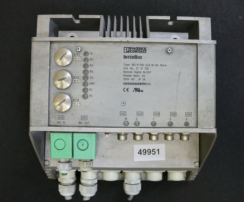 PHOENIX CONTACT Motor Starter Remote digital IN/OUT IBS No. 2751755 E-Stand 8